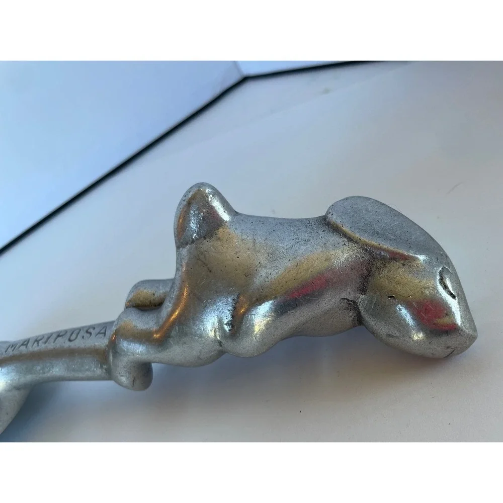 Mariposa Ice Cream Scoop Silver Good Vintage 1990 Figural Rabbit Bunny Handle